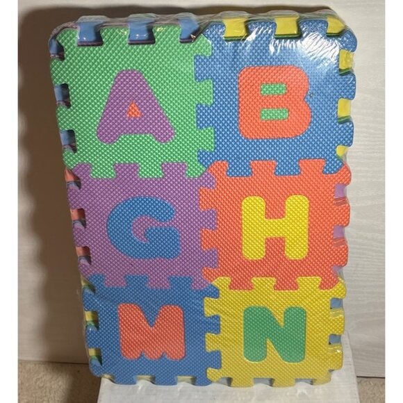 EVA Foam Alphabet Number Puzzle Mats For Kids Non-Toxic Educational Floor Tiles - Picture 3 of 6